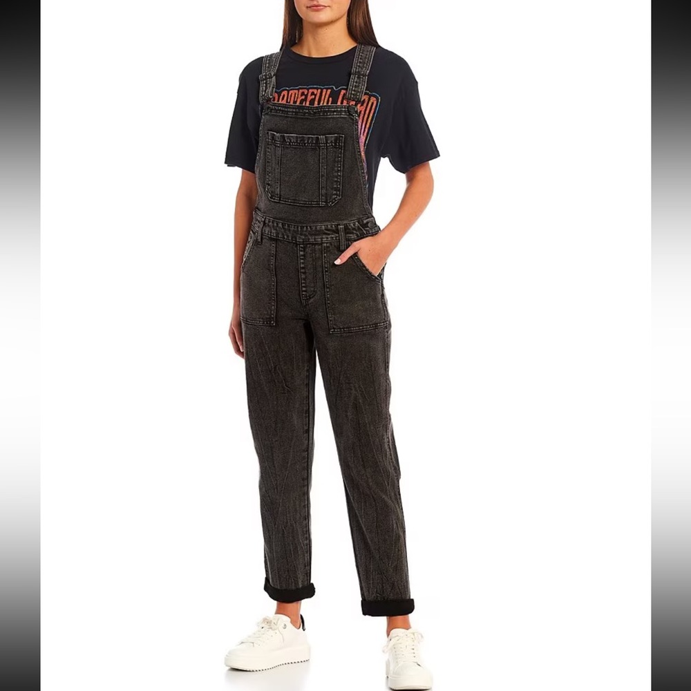 CP Jeans black long overalls. NWT. Size small.